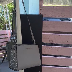 Grey Michael Kors purse